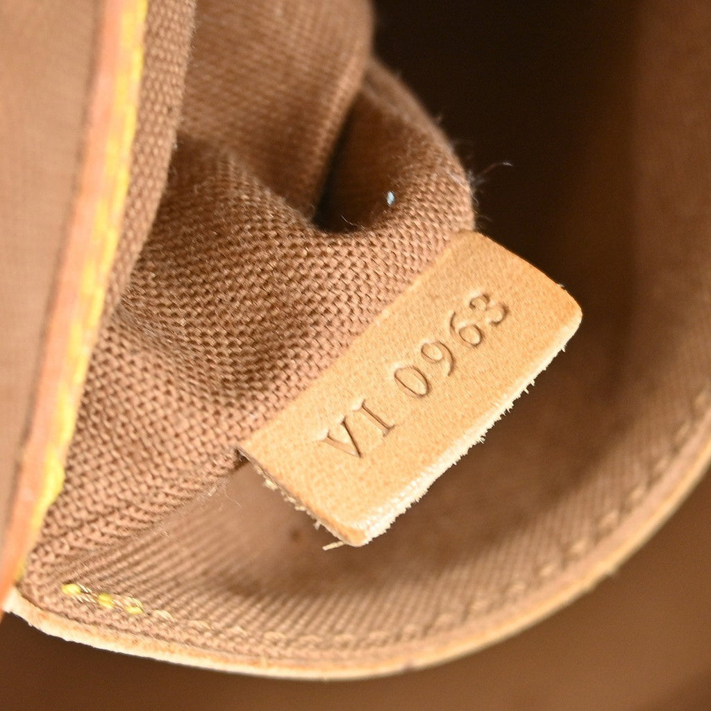 Louis Vuitton Alma Handbag Monogram Canvas Brown Canvas Handbag ( )