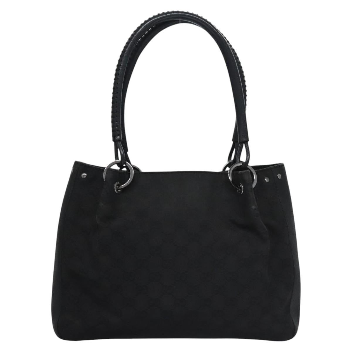 Gucci Gg Canvas Bag Canvas Black Canvas Handbag ( )