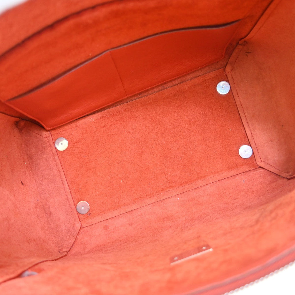Celine Belt Bag Textured Leather Red Leather Handbag ( )