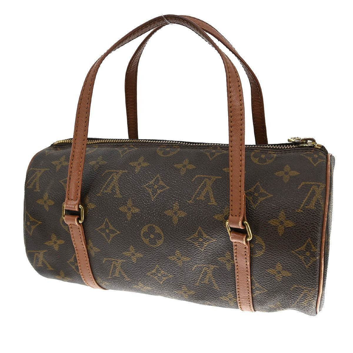 Louis Vuitton Papillon Handbag Monogram Canvas Brown Canvas Handbag ( )