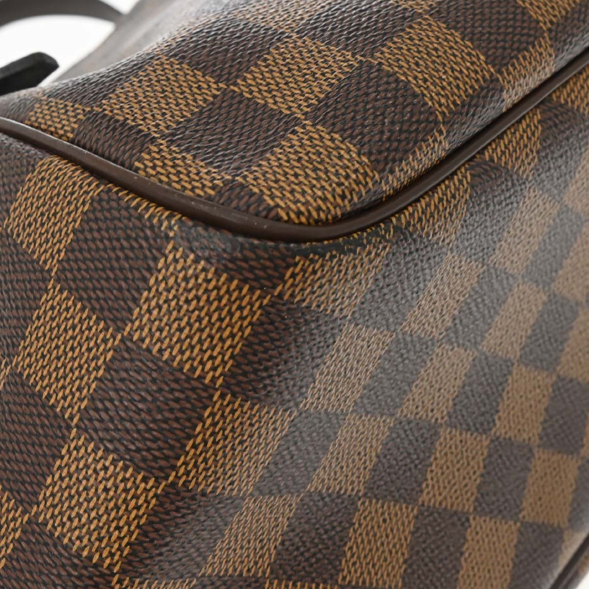 Louis Vuitton Belem Handbag Damier Brown Canvas Handbag ( )
