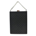 Louis Vuitton Saint Ange Handbag Monogram Satin Black Satin Handbag (Authentic  )