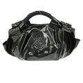 Loewe Anagram Logo Nappa Aire Hand Bag Patent Leather Black Patent_Leather Handbag ( )