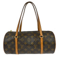 Louis Vuitton Papillon Handbag Monogram Canvas Brown Canvas Handbag ( )