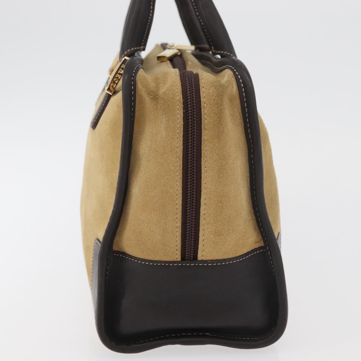 Loewe Amazona Bag Suede Beige Suede Handbag ( )