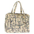 Chanel Cambon Canvas White Canvas Bag (Authentic  )