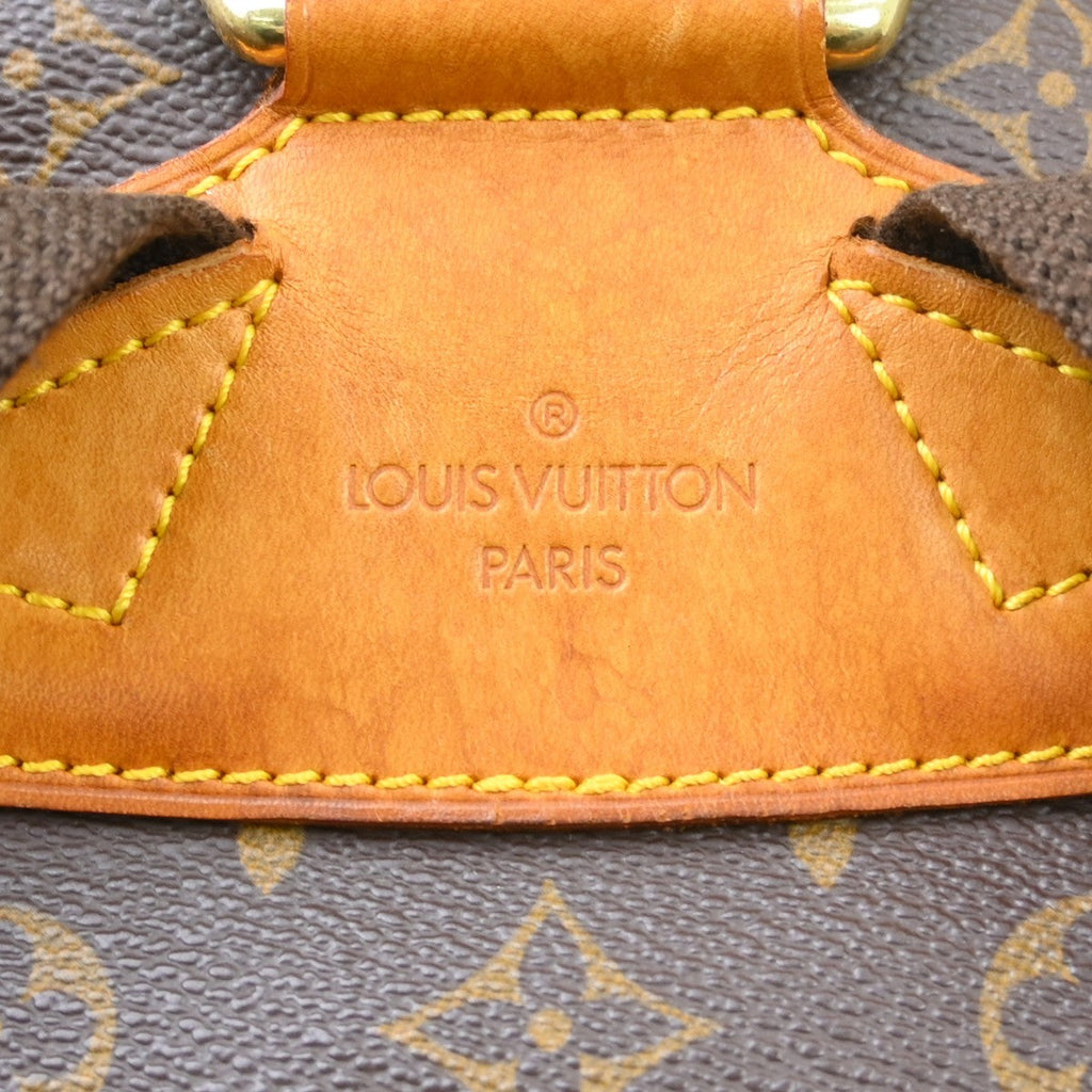 Louis Vuitton Vintage Montsouris Backpack Monogram Canvas Brown Canvas Backpack Bag ( )