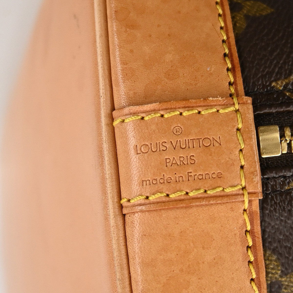 Louis Vuitton Alma Handbag Monogram Canvas Brown Canvas Handbag ( )