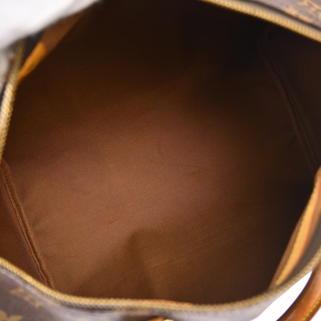 Louis Vuitton Speedy Handbag Monogram Canvas Brown Canvas Handbag ( )