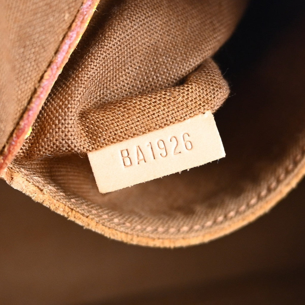 Louis Vuitton Alma Handbag Monogram Canvas Brown Canvas Handbag ( )