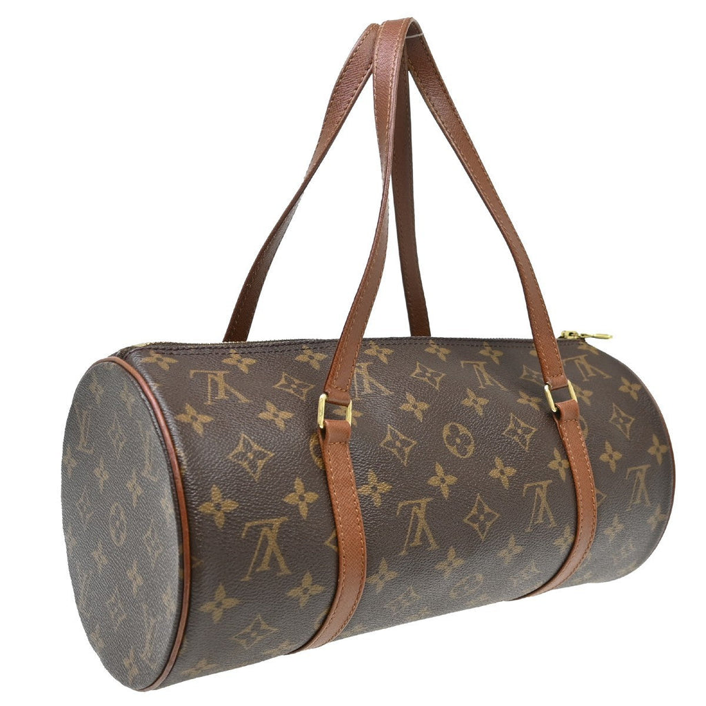 Louis Vuitton Papillon Handbag Monogram Canvas Brown Canvas Handbag ( )