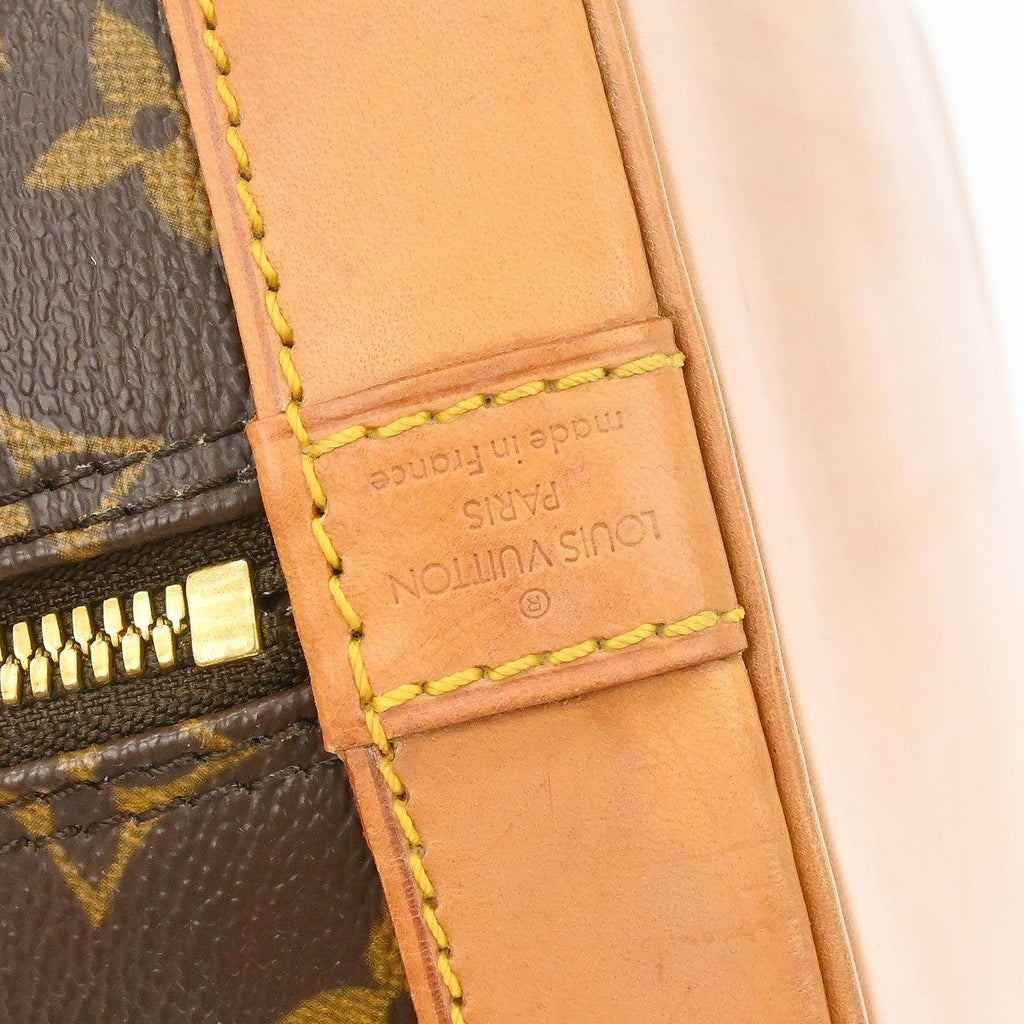 Louis Vuitton Alma Handbag Monogram Canvas Brown Canvas Handbag ( )