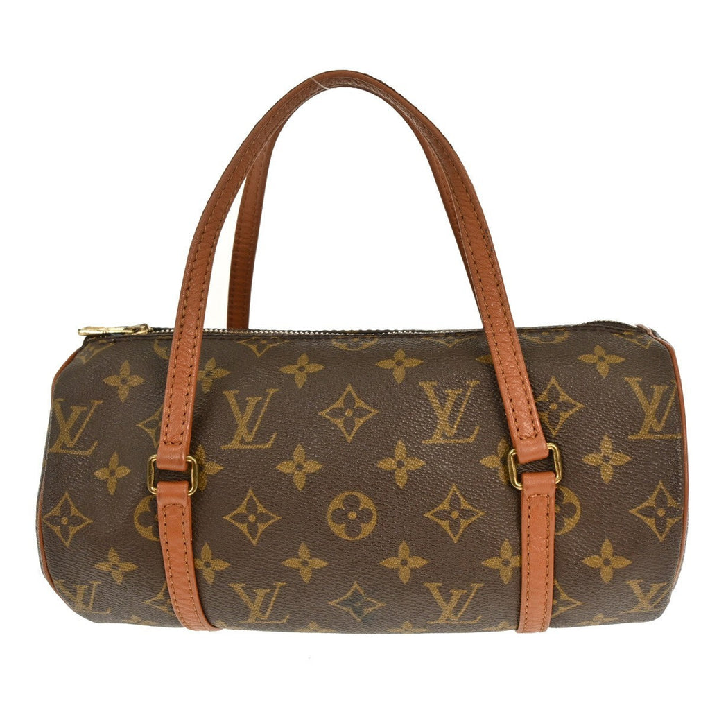 Louis Vuitton Papillon Handbag Monogram Canvas Brown Canvas Handbag ( )