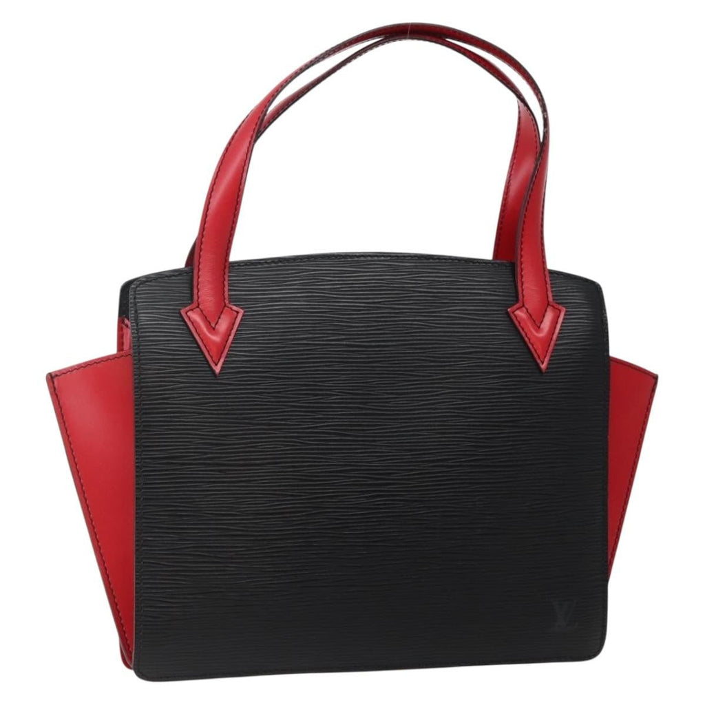 Louis Vuitton Varenne Handbag Epi Leather Black Leather Bag (Authentic  )