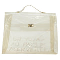 Hermes Kelly Souvenir Bag Vinyl Clear Plastic Handbag ( )