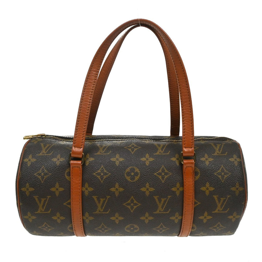 Louis Vuitton Papillon Handbag Monogram Canvas Brown Canvas Handbag ( )