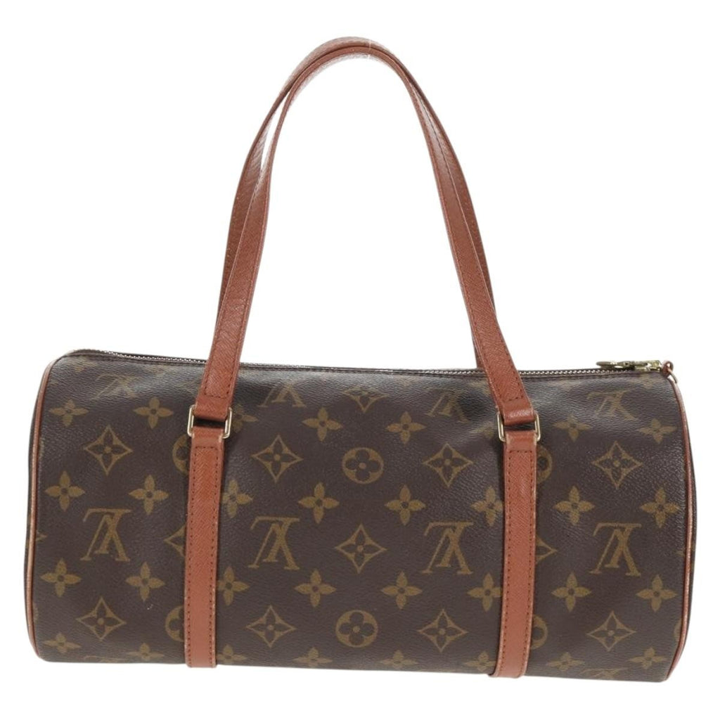 Louis Vuitton Papillon Handbag Monogram Canvas Brown Canvas Handbag ( )