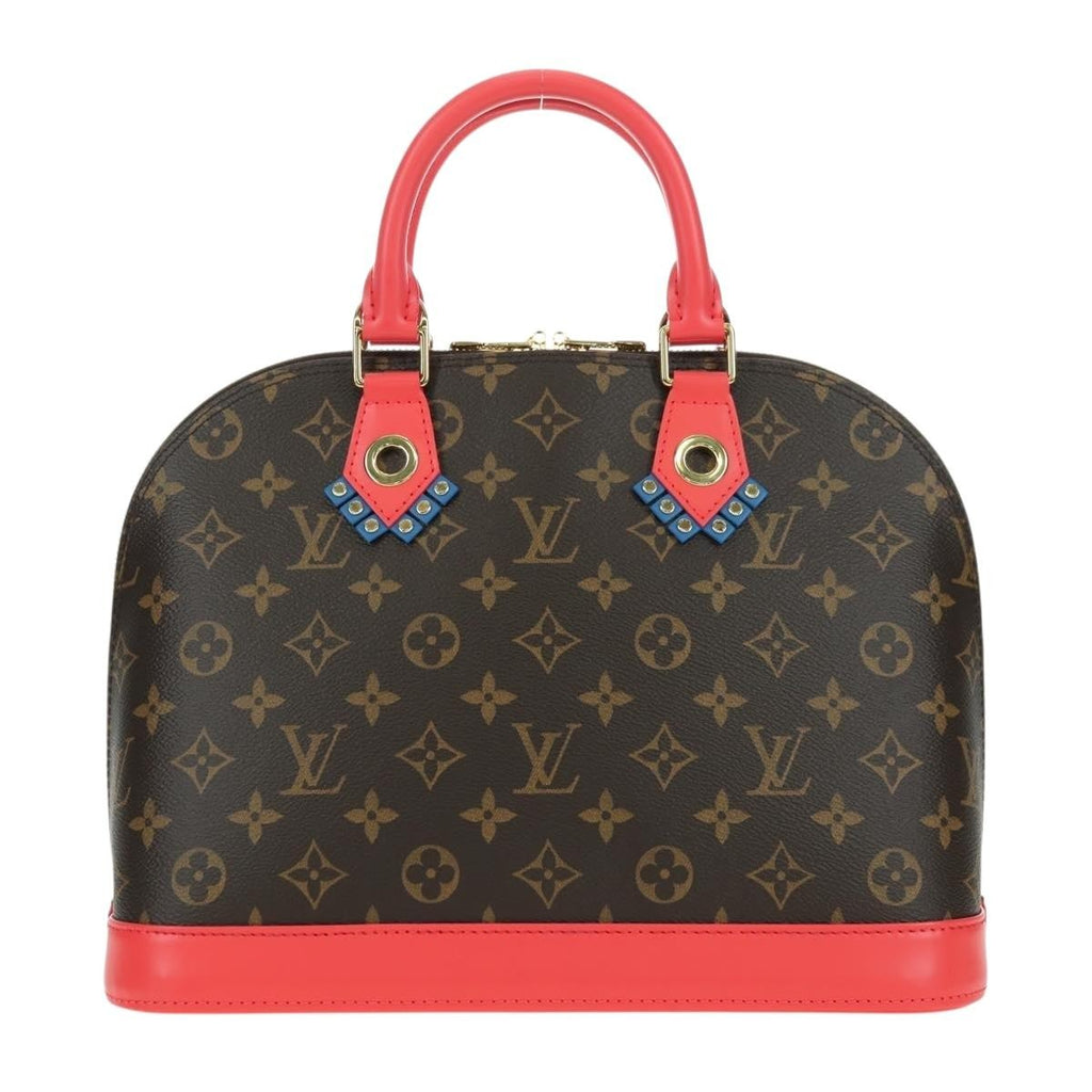 Louis Vuitton Alma Handbag Monogram Canvas Multicolour Canvas Handbag ( )