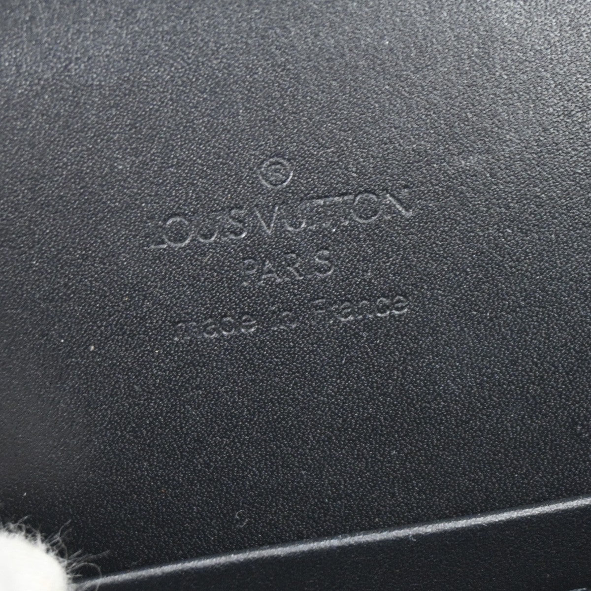 Louis Vuitton Saint Ange Handbag Monogram Satin Black Satin Handbag (Authentic  )