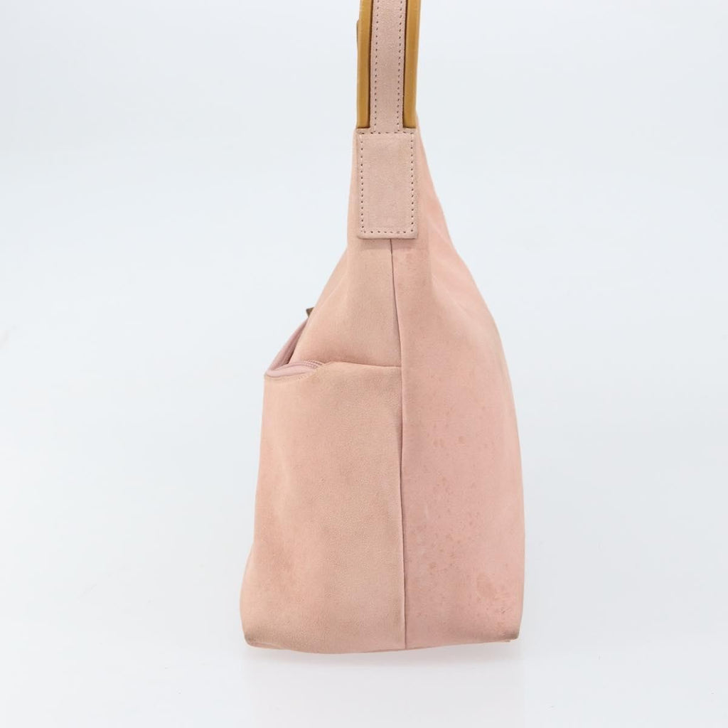 Gucci Vintage Handbag Suede Pink Suede Handbag (Authentic  )