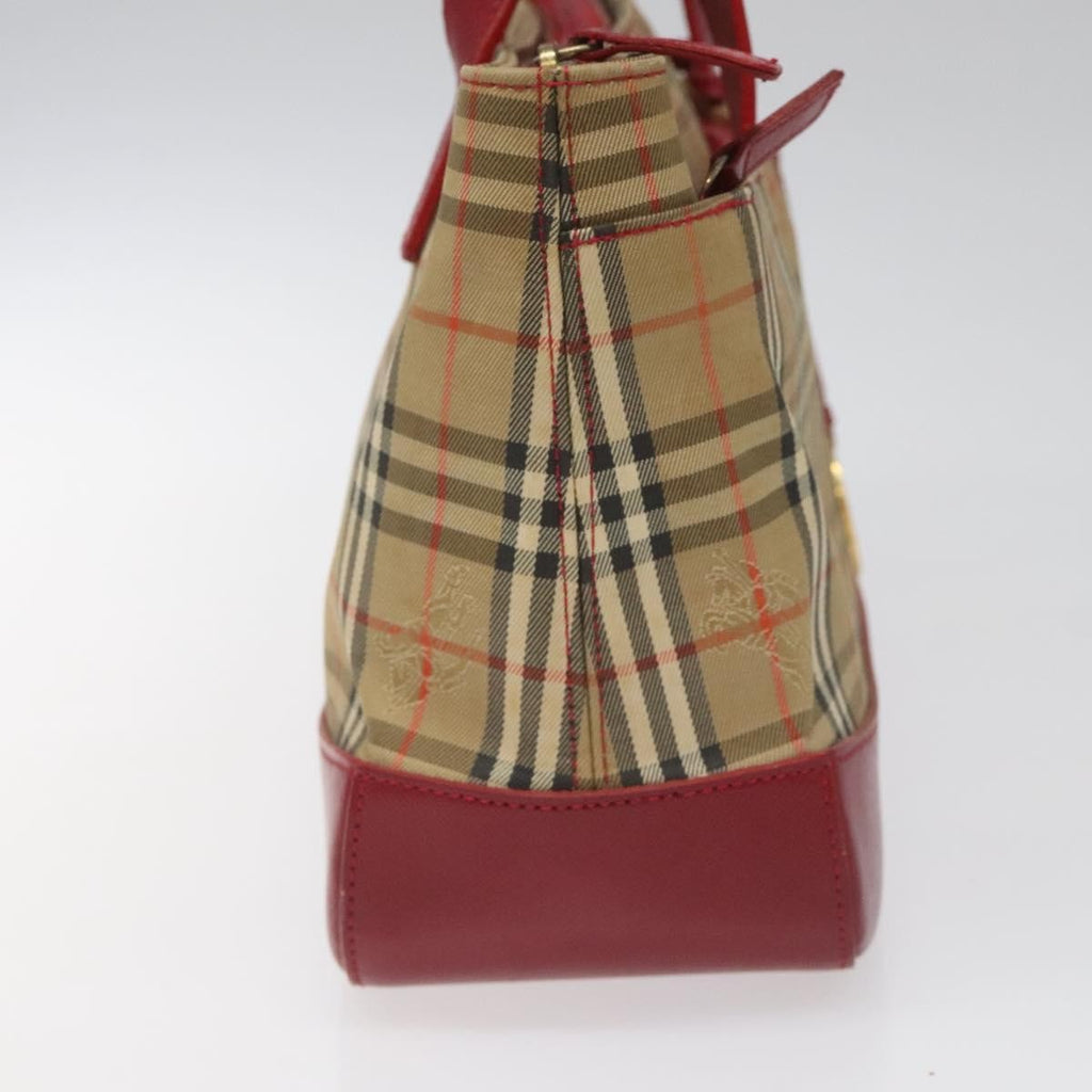 Burberry Nova Check Handbag Nova Check Canvas And Leather Beige Canvas Handbag (Authentic  )