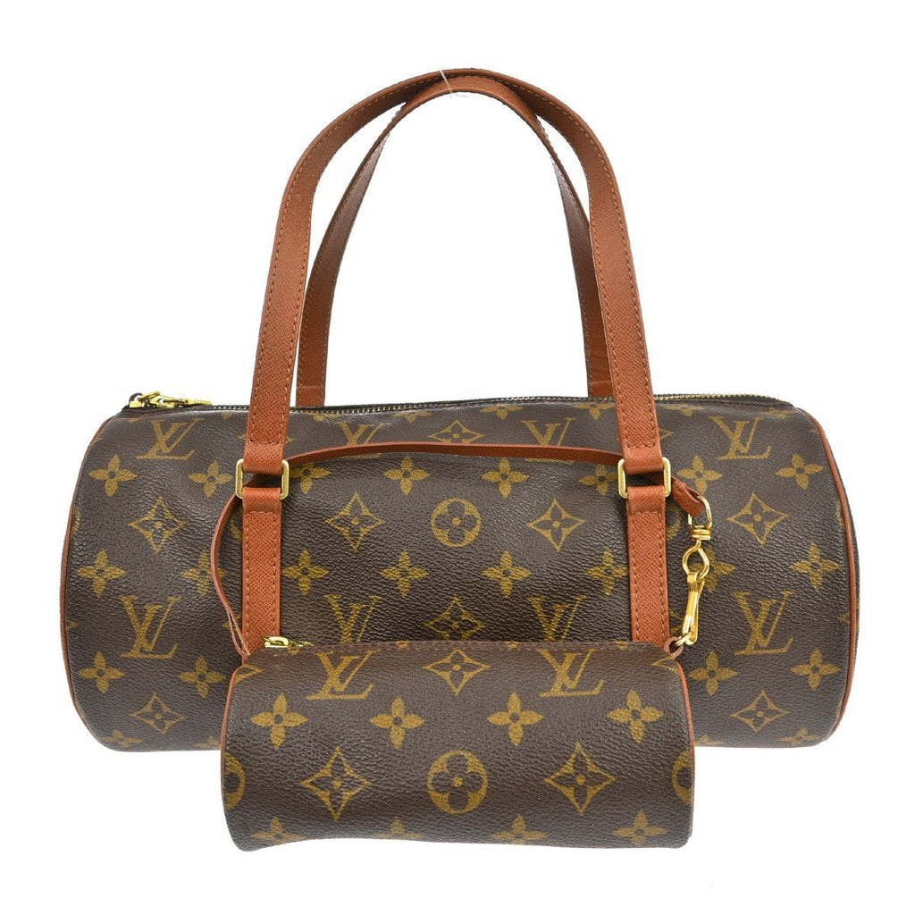 Louis Vuitton Papillon Handbag Monogram Canvas Brown Canvas Handbag ( )