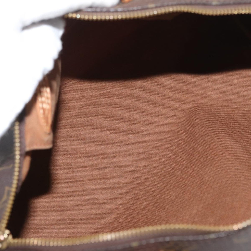 Louis Vuitton Speedy Handbag Monogram Canvas Brown Canvas Handbag ( )