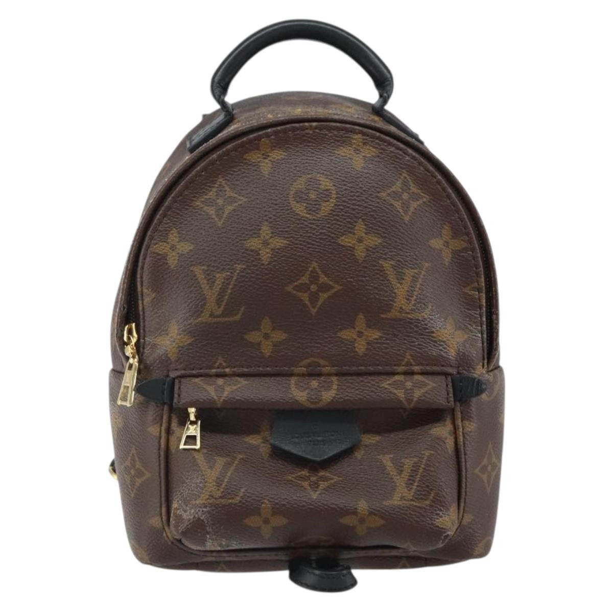 Louis Vuitton Palm Springs Backpack Monogram Canvas Brown Canvas Backpack Bag (Authentic  )