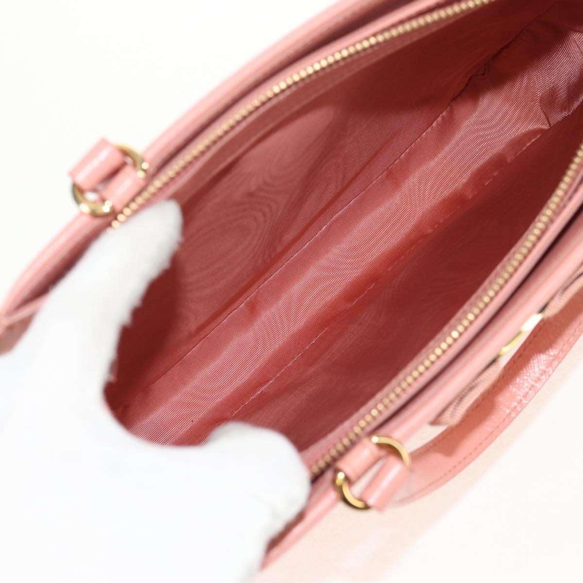 Salvatore Ferragamo Vala Handbag Leather Pink Leather Handbag (Authentic  )