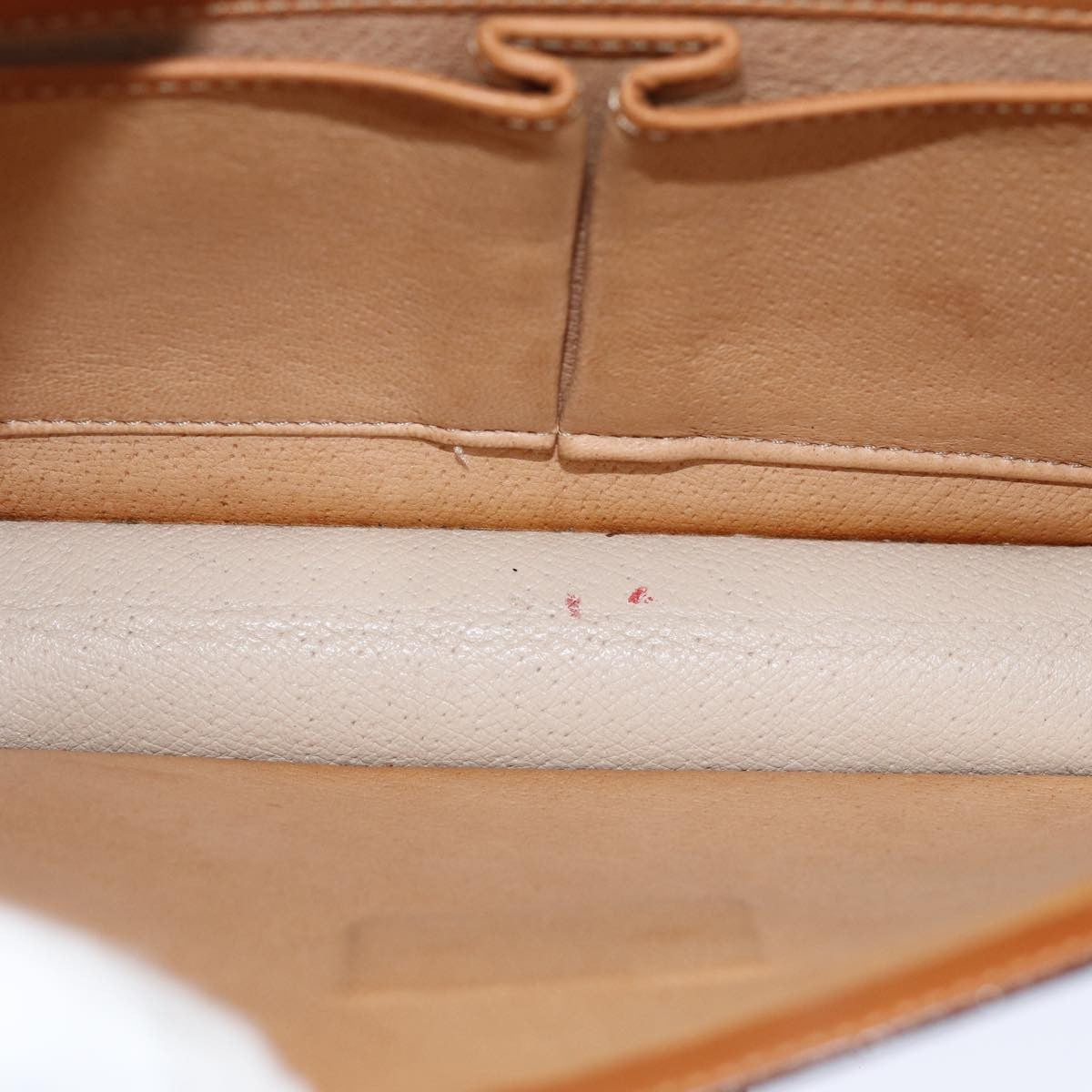 Celine Macadam Handbag Macadam With Leather Brown Canvas Handbag (Authentic  )