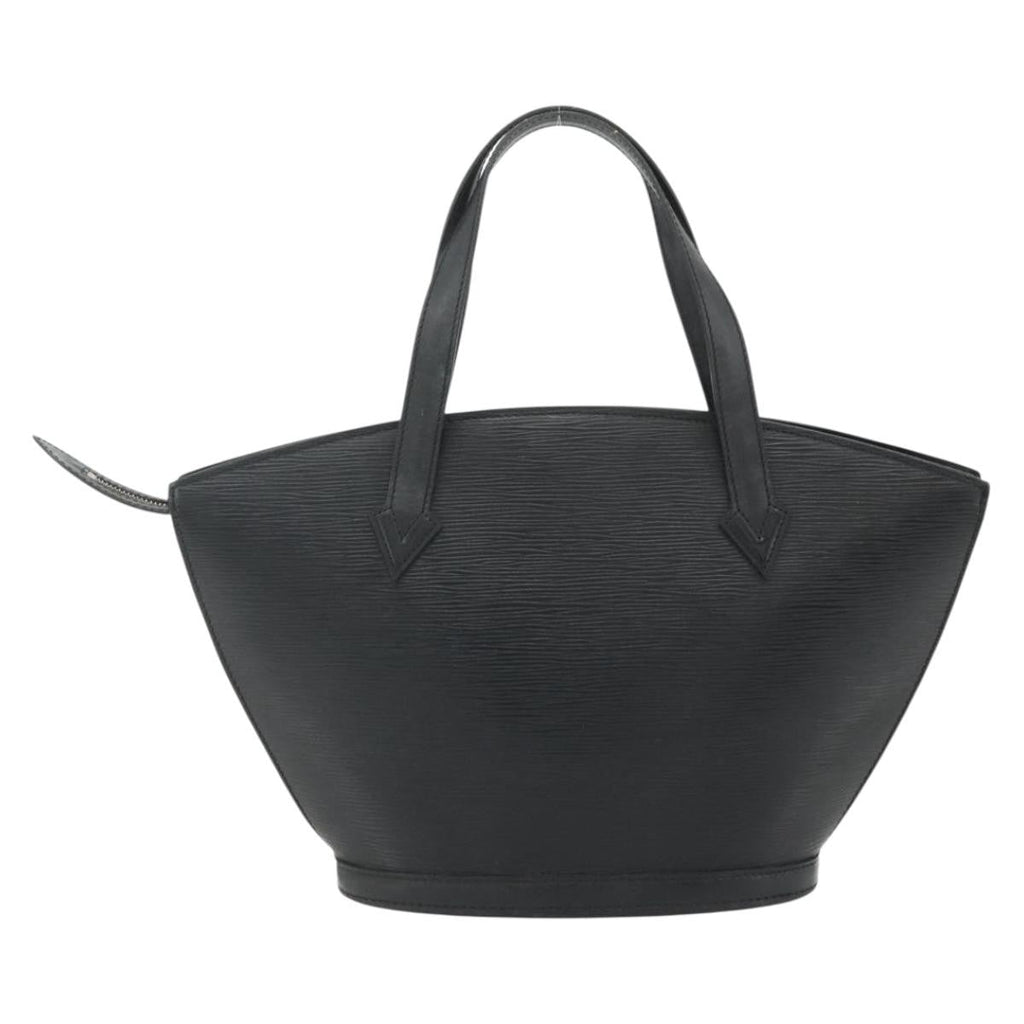 Louis Vuitton Saint Jacques Handbag Epi Leather Black Leather Handbag ( )