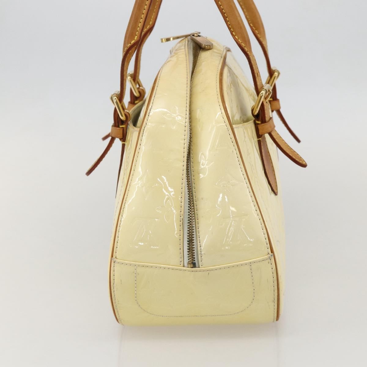 Louis Vuitton Summit Drive Handbag Monogram Vernis Yellow Patent_Leather Handbag ( )