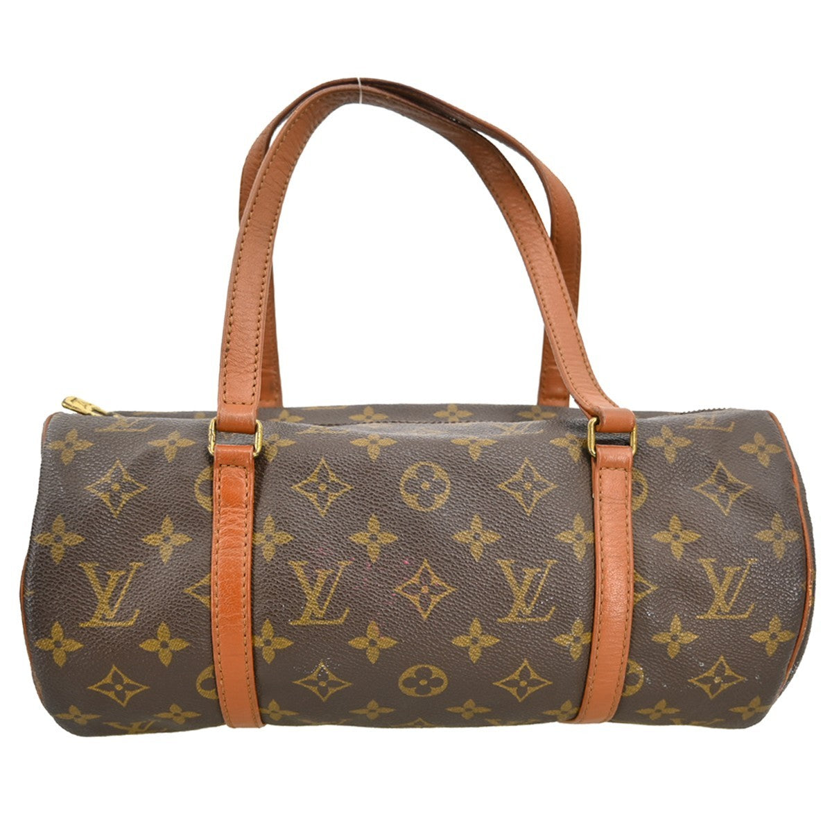 Louis Vuitton Papillon Handbag Monogram Canvas Brown Canvas Handbag (Authentic  )