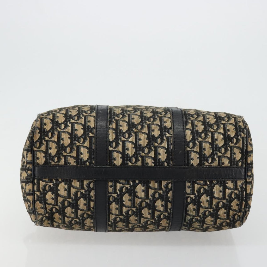 Christian Dior Vintage Trotter Handbag Canvas Navy Canvas Handbag ( )
