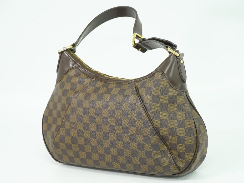 Louis Vuitton Thames Handbag Damier Brown Canvas Bag (Authentic  )