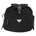 Prada Front Pocket Backpack Tessuto Black Nylon Backpack Bag (Authentic  )