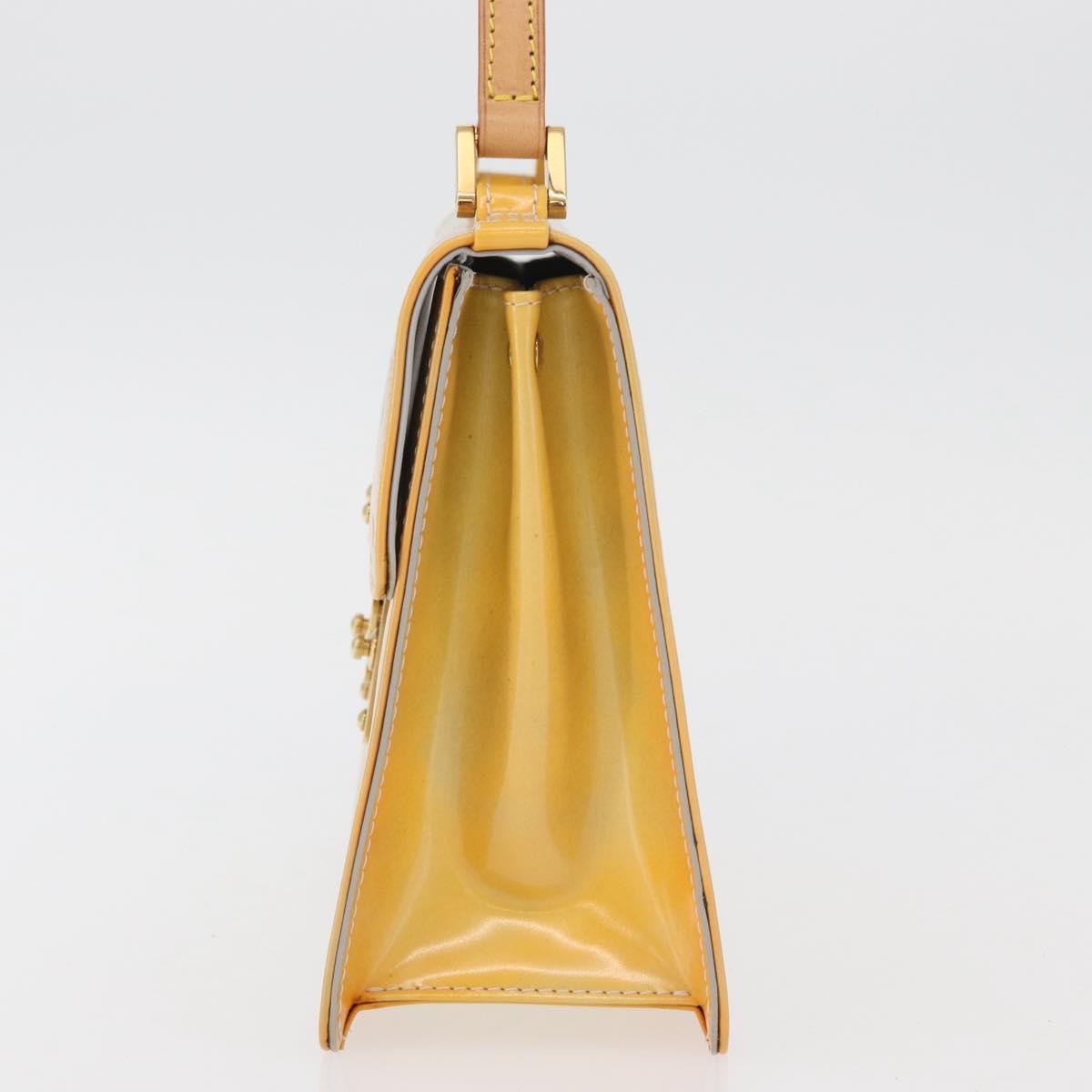 Louis Vuitton Spring Street Nm Handbag Patent Leather Yellow Patent_Leather Handbag ( )