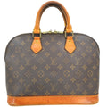 Louis Vuitton Alma Handbag Monogram Canvas Brown Canvas Handbag ( )