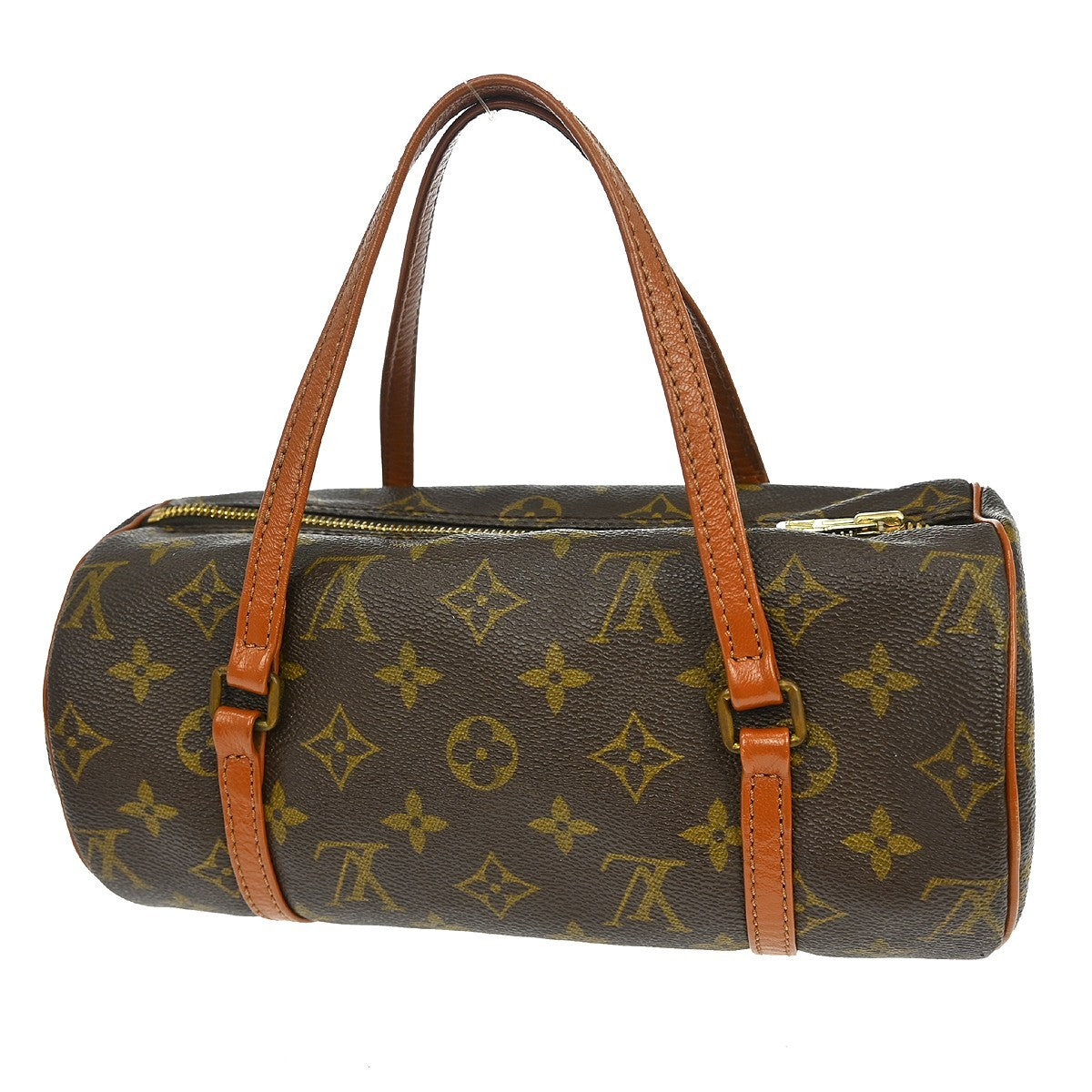Louis Vuitton Papillon Handbag Monogram Canvas Brown Canvas Handbag ( )