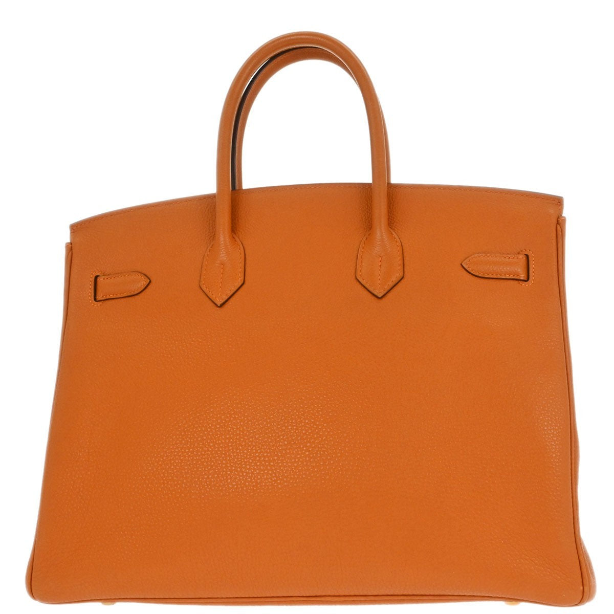 Hermes Birkin Handbag Orange Togo With Gold Hardware Orange Leather Handbag ( )