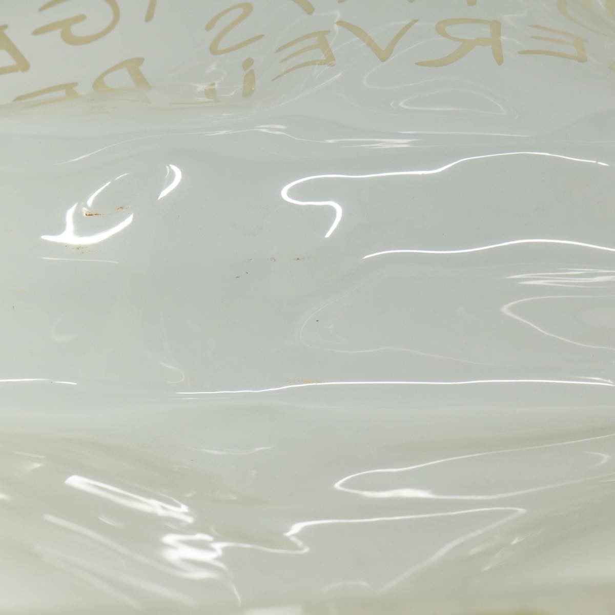 Hermes Kelly Souvenir Bag Vinyl Clear Plastic Handbag (Authentic  )