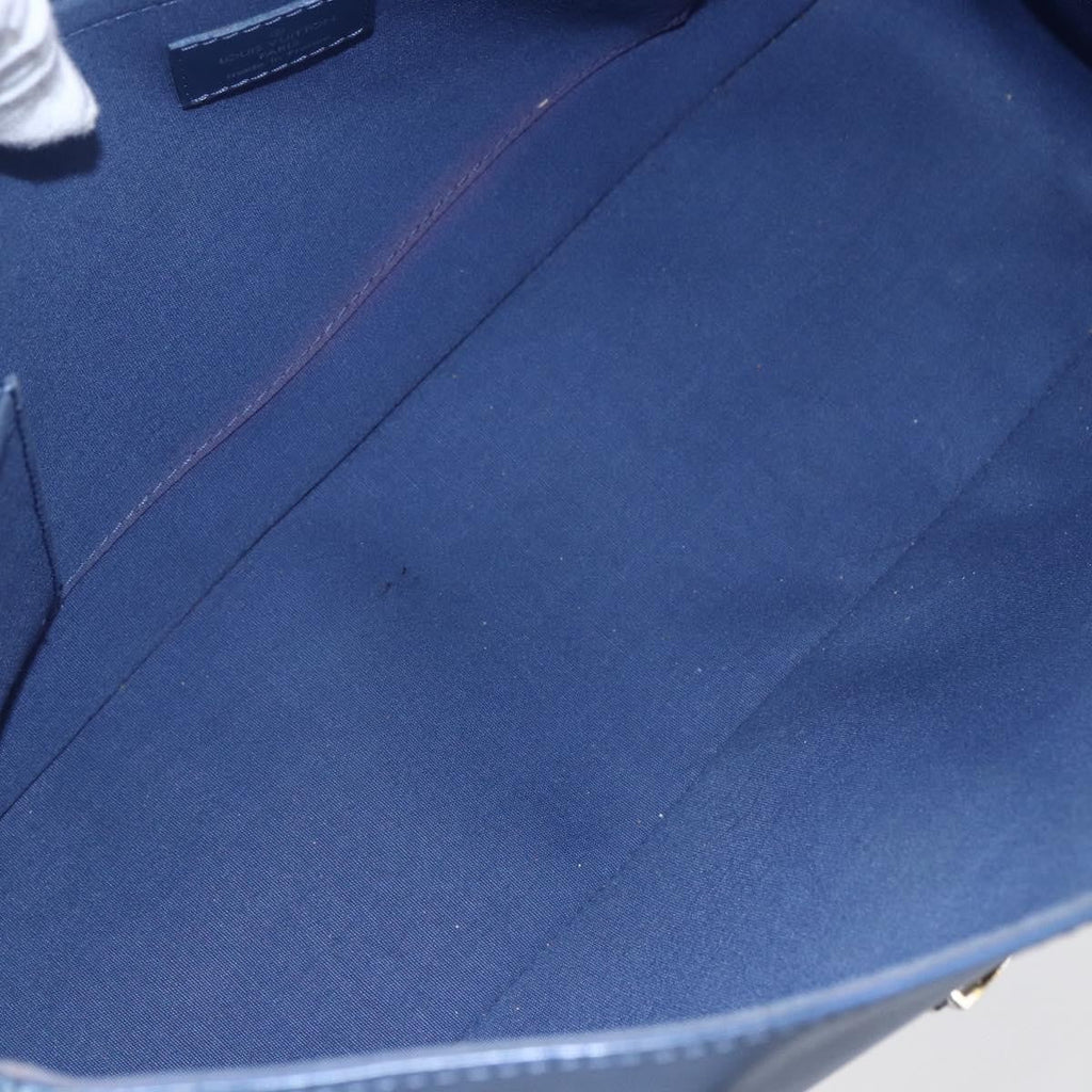 Louis Vuitton Segur Handbag Epi Leather Blue Leather Handbag (Authentic  )