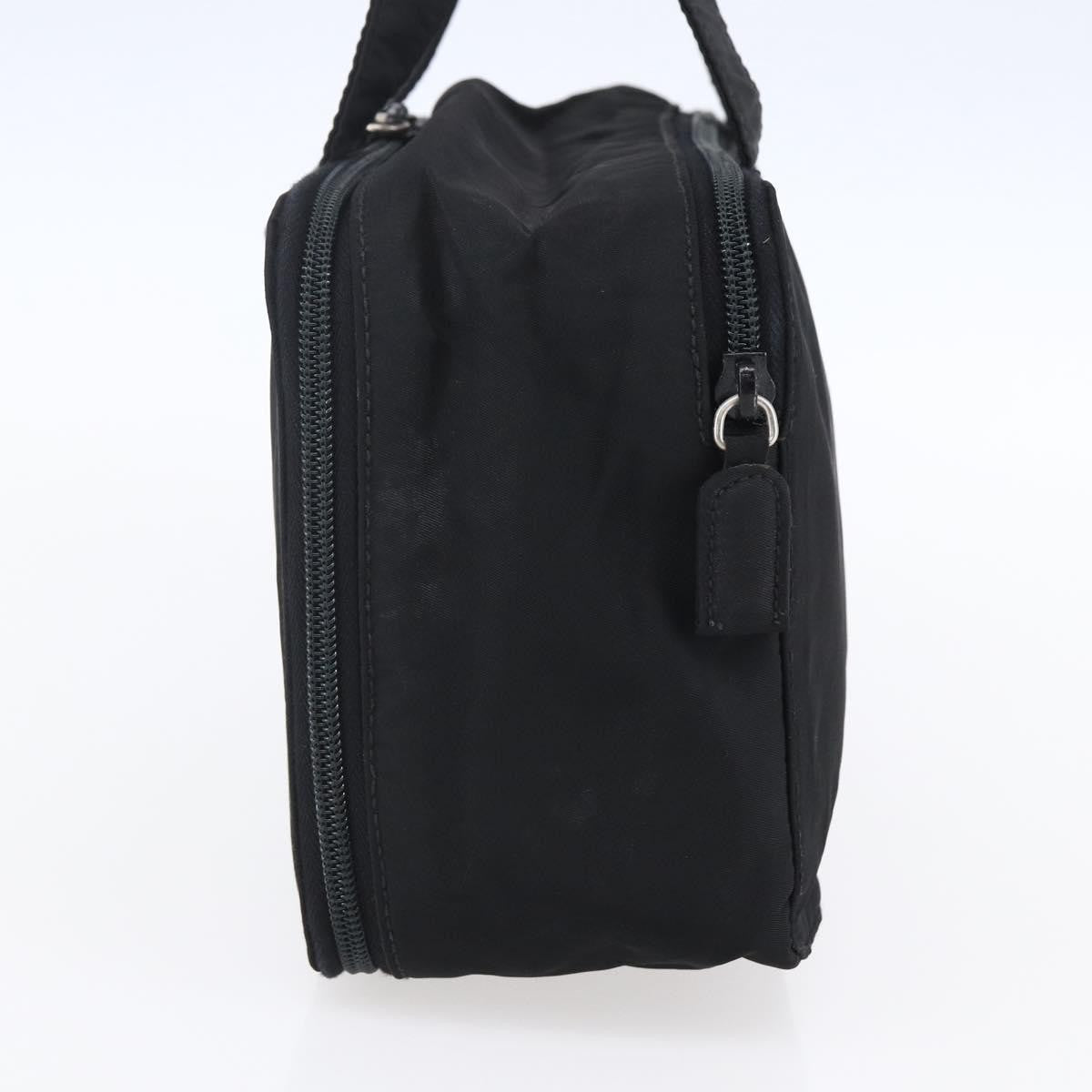 Prada Vintage Handbag Tessuto Black Nylon Handbag (Authentic  )