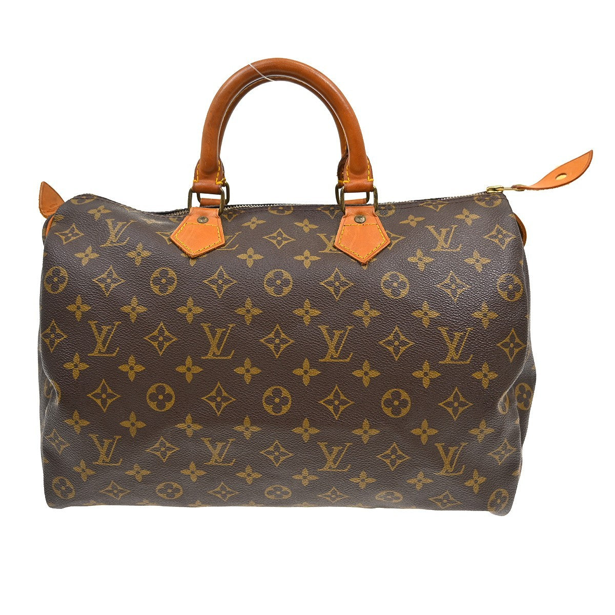 Louis Vuitton Speedy Handbag Monogram Canvas Brown Canvas Handbag ( )