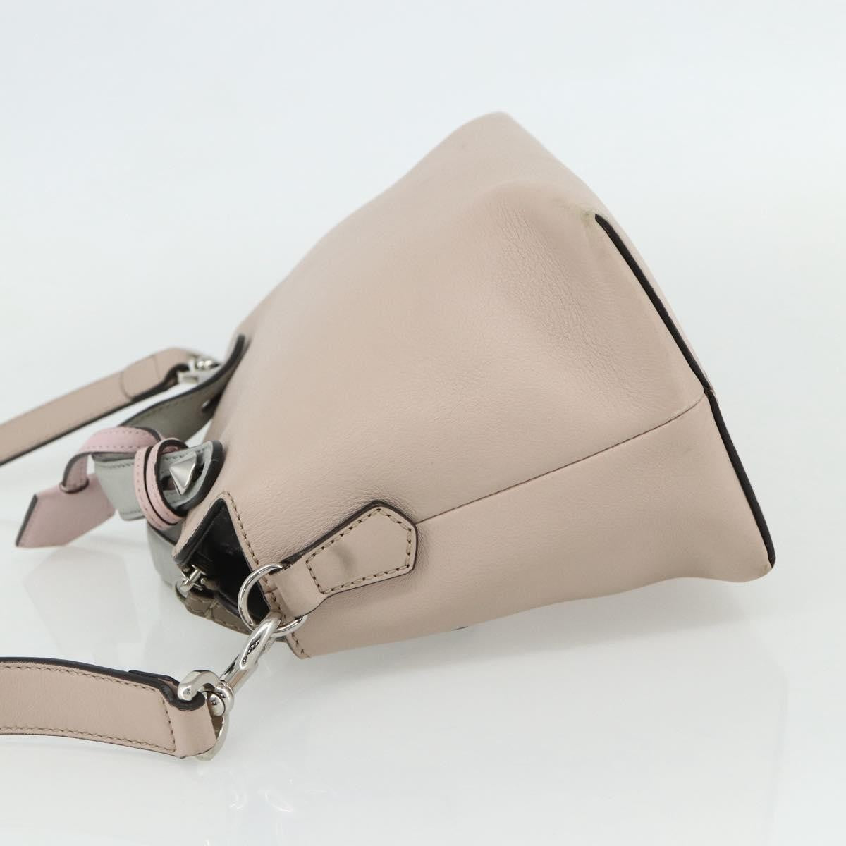 Fendi By The Way Satchel Leather Beige Leather Handbag ( )