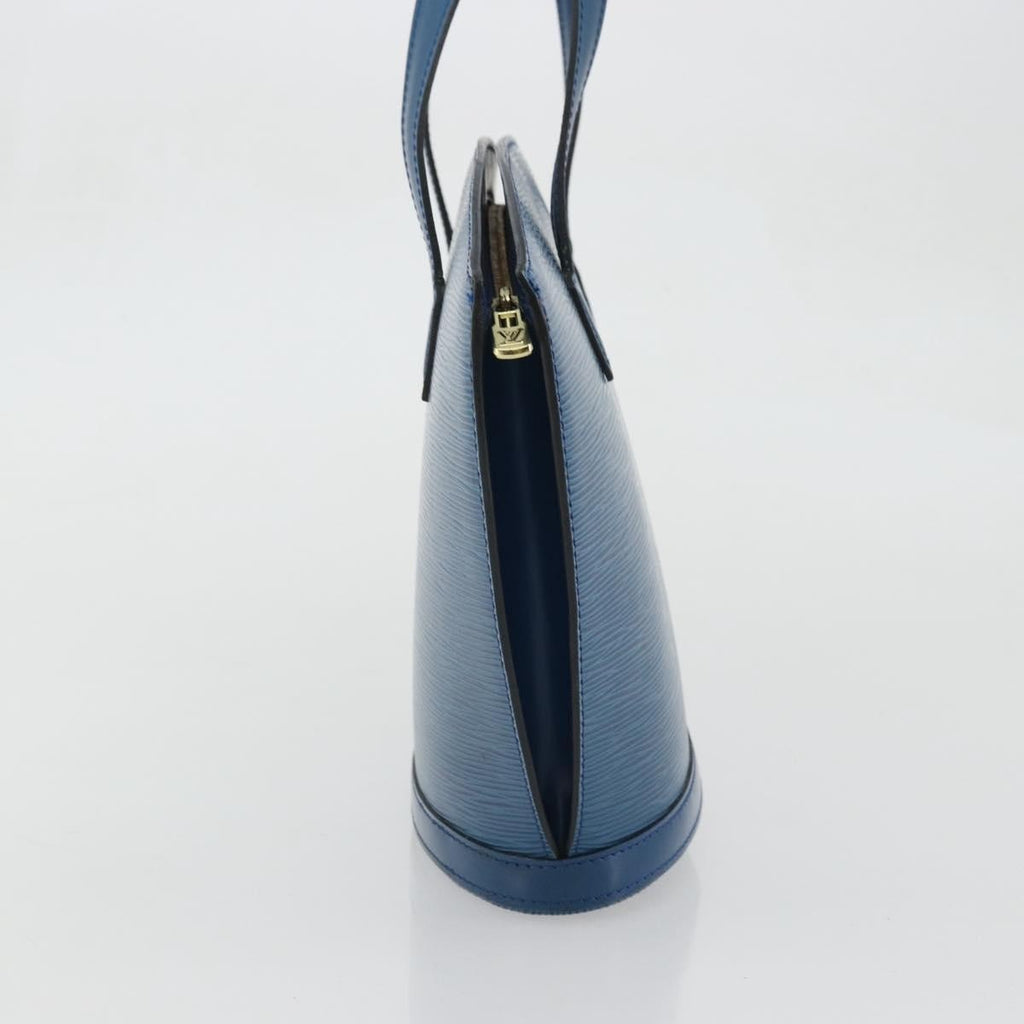 Louis Vuitton Saint Jacques Handbag Epi Leather Blue Leather Handbag (Authentic  )