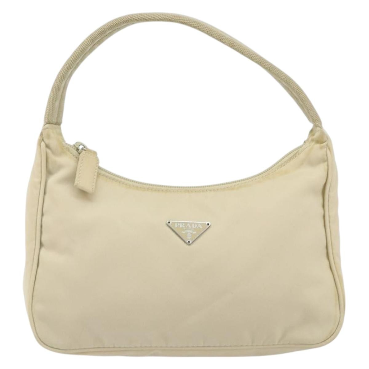 Prada Re-Edition 2000 Hobo Tessuto Silver Nylon Handbag ( )