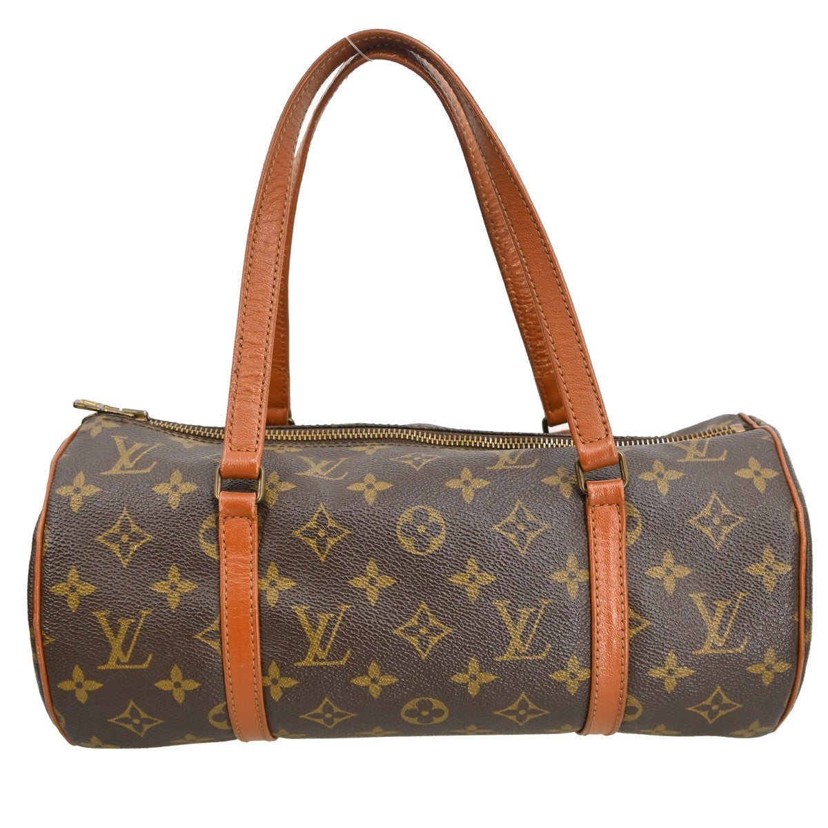 Louis Vuitton Papillon Handbag Monogram Canvas Brown Canvas Handbag ( )