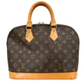 Louis Vuitton Alma Handbag Monogram Canvas Brown Canvas Handbag ( )