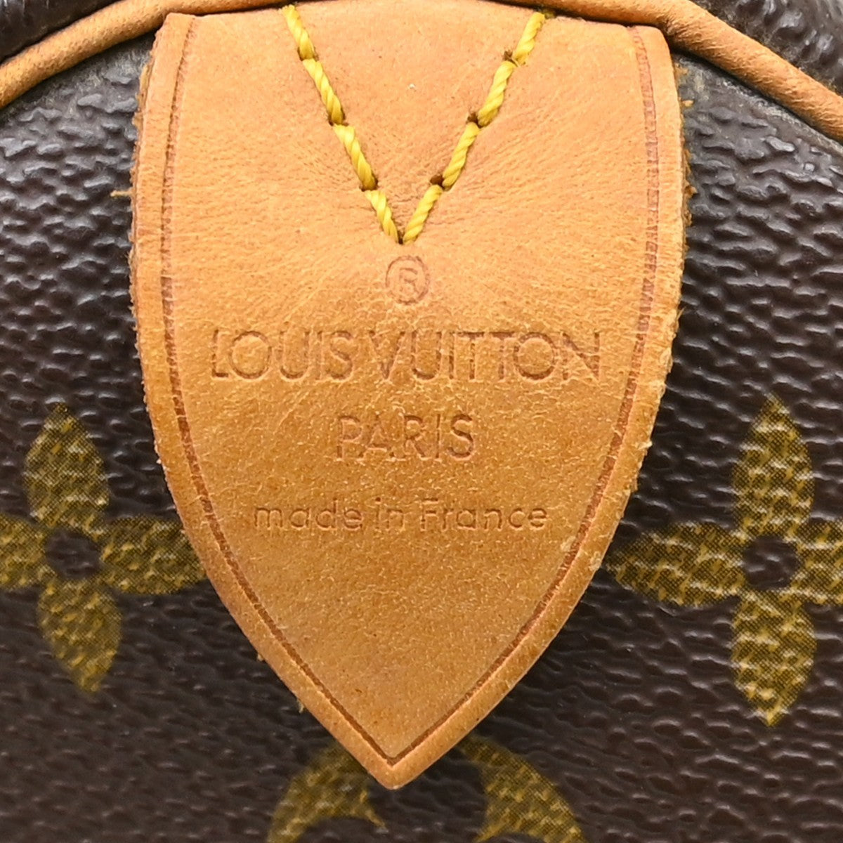 Louis Vuitton Speedy Handbag Monogram Canvas Brown Canvas Handbag ( )